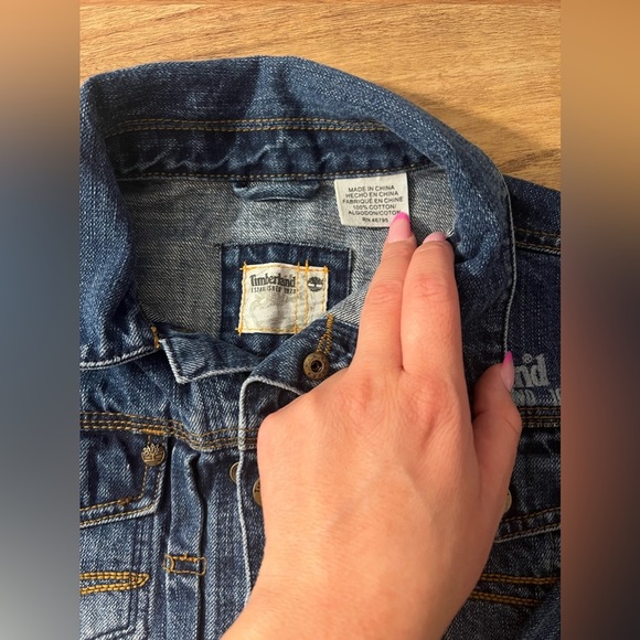💚✨TIMBERLAND KIDS‎ JEAN JACKET✨💚 - Picture 4 of 5